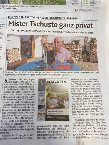 Tageszeitung Dolomiten